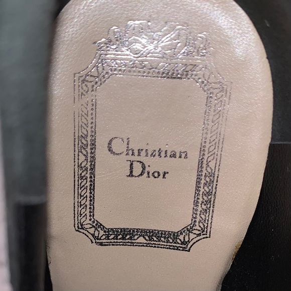 Dior Stretch Patent Lucite Heel "crystal" Boots size 36.5 Black - Picture 10 of 16